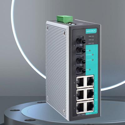 MOXA摩莎交换机EDS-408A-SS-SC-T EDS-408A-MM-SC