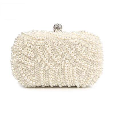 Pearl Clutch Bags Women Purse Handbag Party Wedding Evening