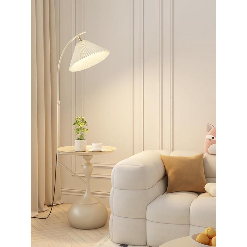 2023新款客厅摆件轻奢高档落地灯沙发灯高颜值卧室床头茶几置物架