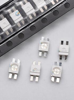 528rgb灯珠反贴七彩6028机械键盘灯4脚共阳高亮贴片全彩led灯珠