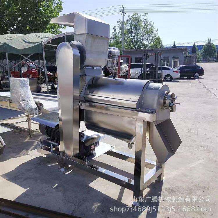 商用工业螺杆榨汁机 作坊工厂用大型果蔬榨汁设备 凤梨蜜桔挤汁机