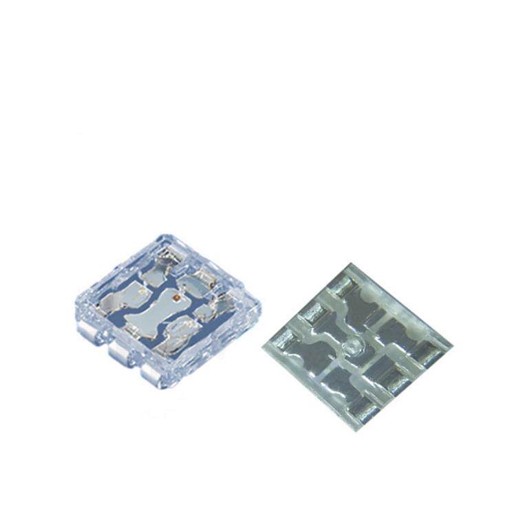 5050透明支架全面发光贴片led发光二极管5050RGB透明灯珠超亮