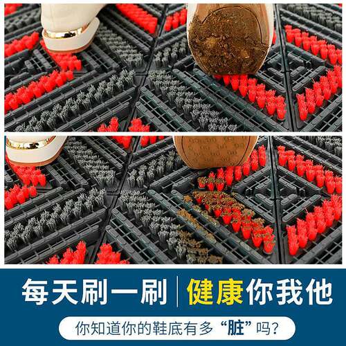 金镁固室外除雪除尘三合一地垫酒店商用地毯门厅塑料镂空防滑地垫