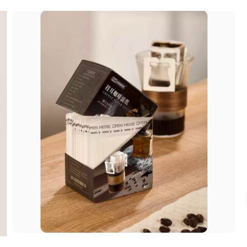 50pcs Coffee Filter Bags Hanging Ear Style Filters Paper