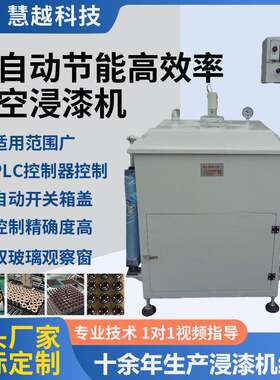 变压器c型铁芯浸油机电子配件真空含浸机电解电容浸漆处理设备