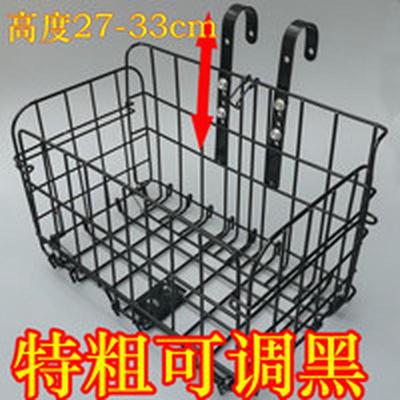 自行车菜篮子车车前框折叠车筐单车加粗挂篮山地篮骑行配件大新款