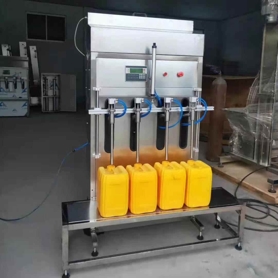 定制半自动用头防冻液灌装灌机大桶车 尿素液体装机