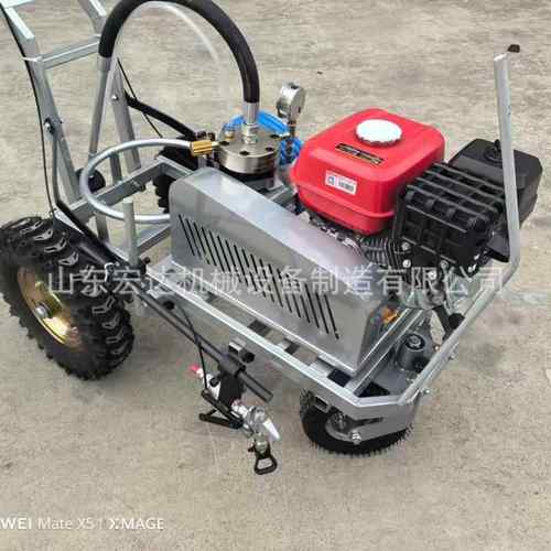 高质自动行走电动刻纹机 马路自动切割机电动割缝 混凝土路面刻纹