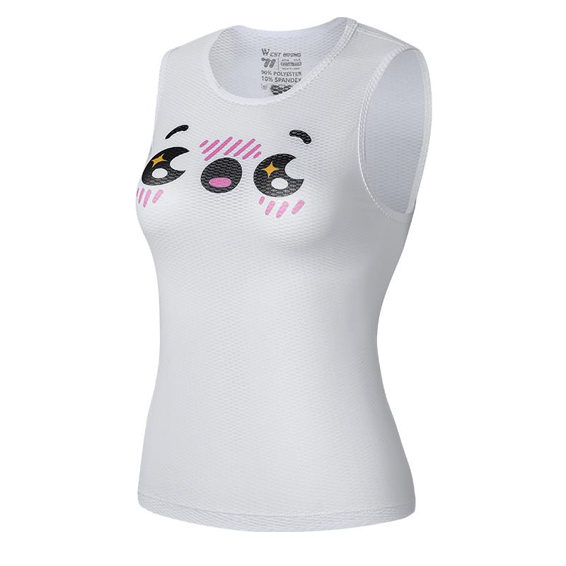 正品西骑排衫公者骑行背心汗衫透气吸汗内衣男路车自行车打底无袖