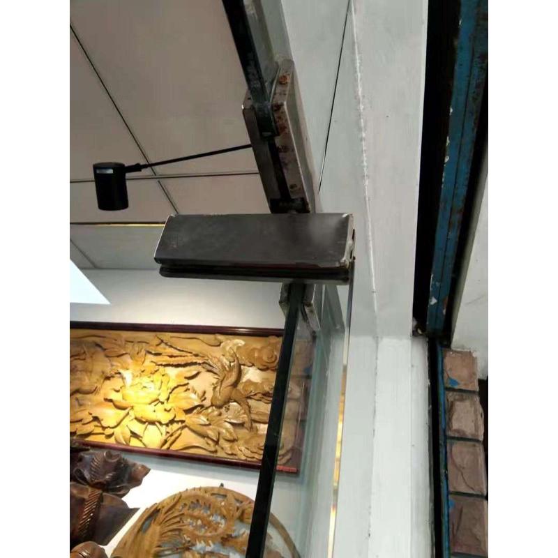 无框玻璃门夹上下门夹地弹簧门配件下门夹点夹一字夹上下夹门夹子