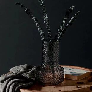 新款 插花长枝雪柳专用干枝干支雪柳鲜枝 直销雪柳花瓶玻璃透明高款