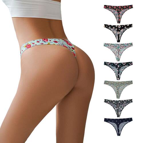 Sexy Sports Panties Ms Underpants Seamless Thong G String 裤