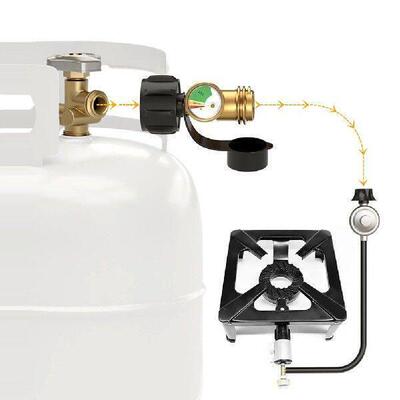Propane Tank Gauge Level Indicator Color Coded Universal