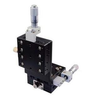 C2交叉导轨型千分尺旋钮位移平台微调架 XYZ轴90 90LDV90