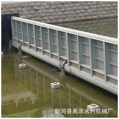 厂家供应河道景区钢坝景观钢坝不锈钢钢坝水利液压钢坝闸门启闭机