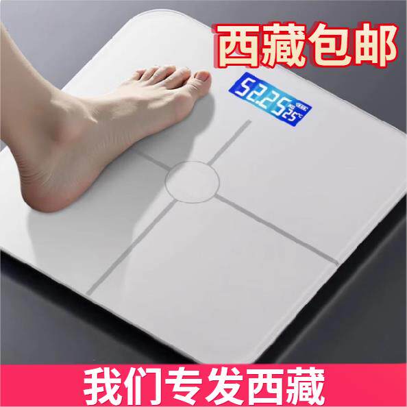 西藏包邮体重秤家用耐用精准充电电子秤测人体高精准体脂称重秤