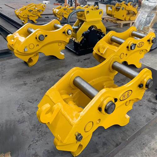 挖掘机属具快换接头建筑工程快速连接器钩机配件液压切换器