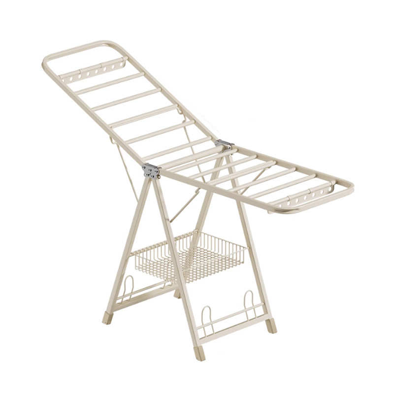 便携式折叠晾衣架落地家用晾衣杆架室内挂衣架批发阳台晒被子架子