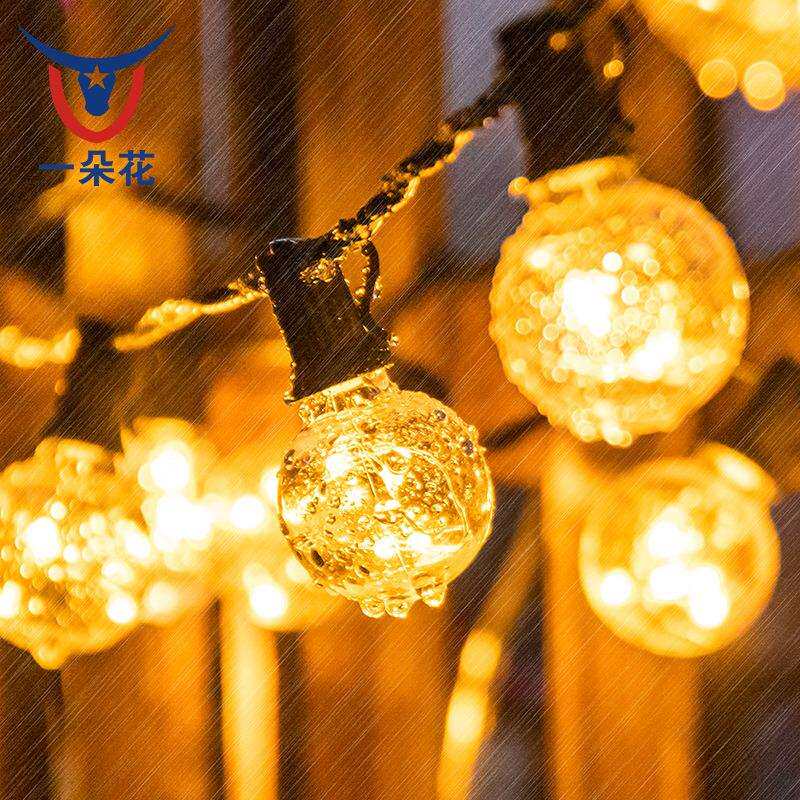 复古风灯泡铜线灯串E12防水电源室外节日装饰灯饰25高亮灯泡灯串
