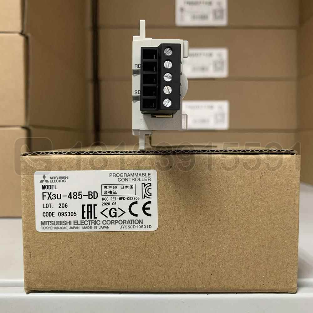 原装进口三菱PLC通讯口RS485扩展板 FX3U-485-BD 保修1年