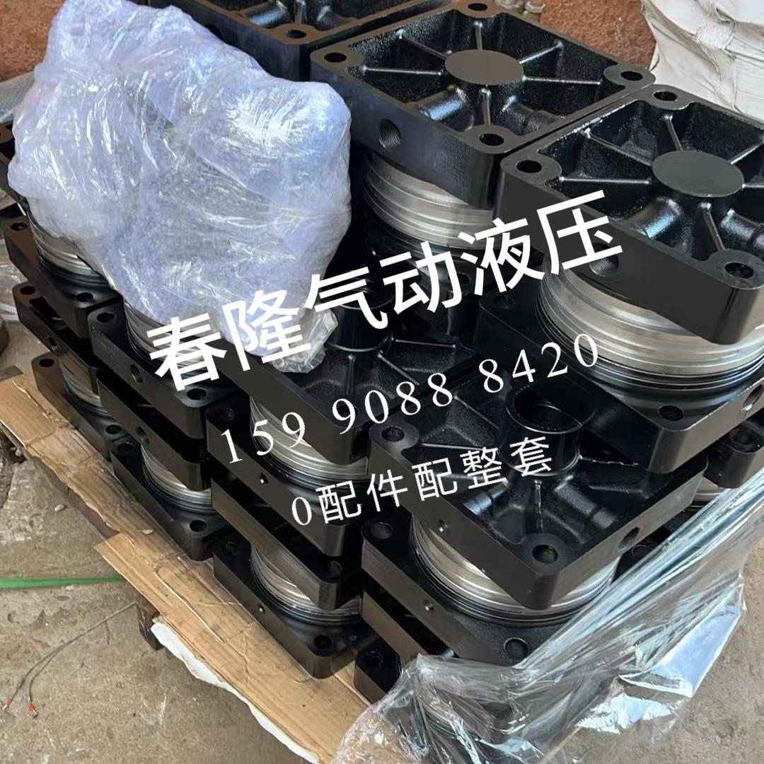 铁气缸端盖50至800缸径QGB前后盖活塞带缓冲套成品配圈SC铁盖JB