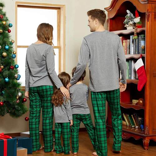 Christmas pajamas family set Couple Parent-Child Pyjamas PJs