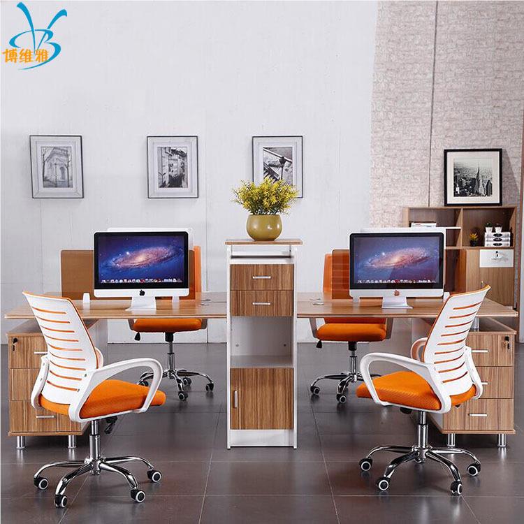 位办公家具屏办公桌工BWY-1004作卡位职员办桌简约现代风隔断员工