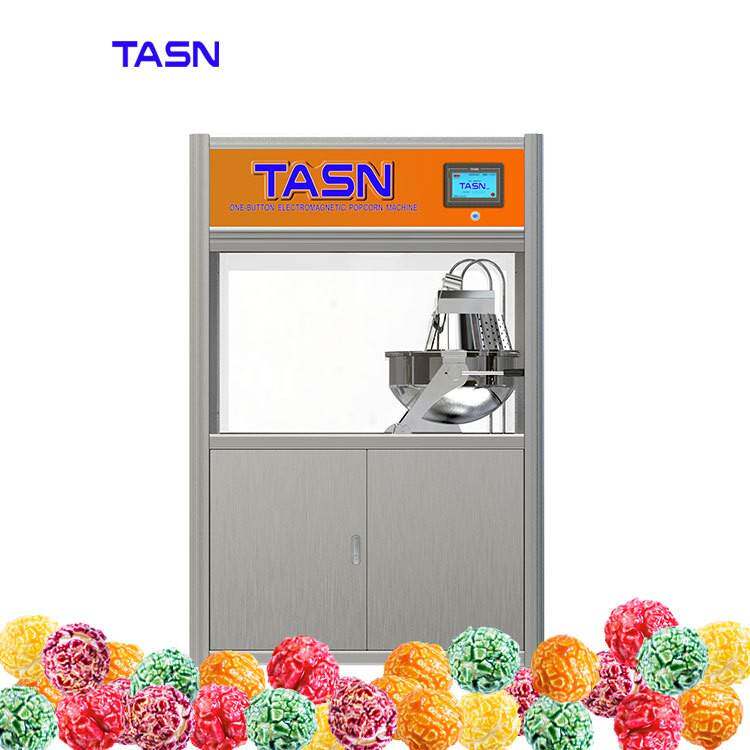 钛舜304一键式全电动爆米花机商用全自动迷你爆谷机爆米花机一体