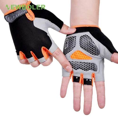 Anti Slip Shock Breathable Half Finger Gloves Breathable Cyc
