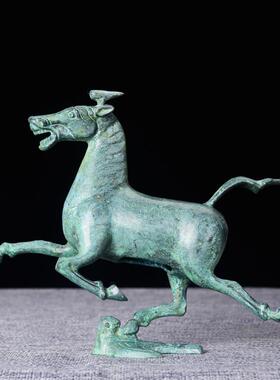 仿古青铜器摆件马踏飞燕铜奔马商务开业家居办公桌面家居礼品文玩