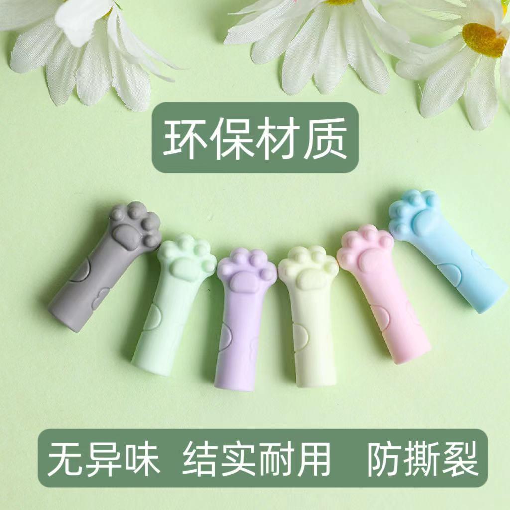 铅笔帽小学儿童铅笔套卡通hb铅笔头保护套软硅胶笔冒一年级握笔器