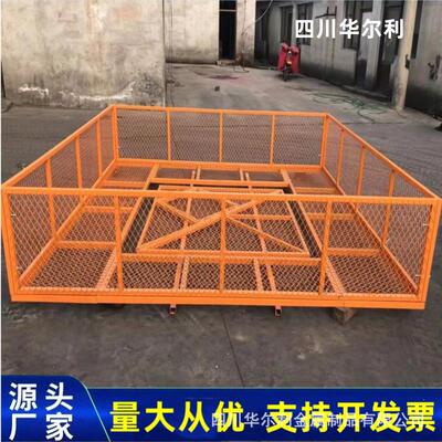 工地塔吊防攀爬维修平台高空防坠落围栏塔吊防护装置操作平台护栏