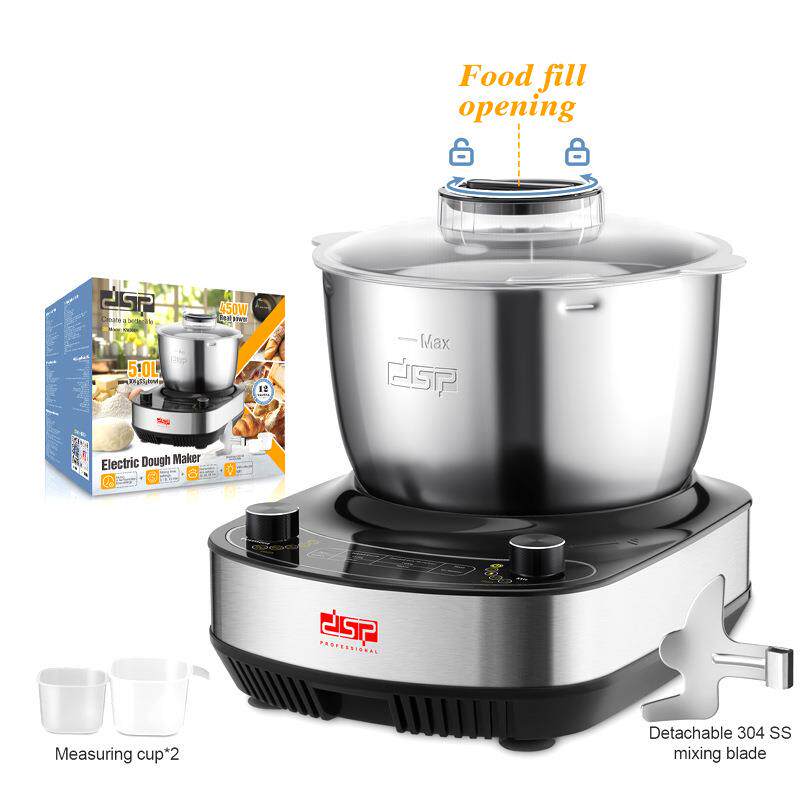 多功能厨师机家用不锈钢小型和面机全自动揉面台式打蛋器