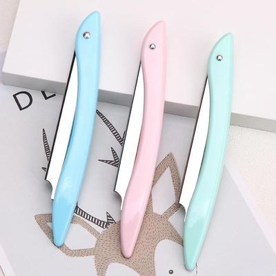 可折叠修眉刀架替换不锈钢刀片安全刮眉修眉影楼化妆专用美妆工具