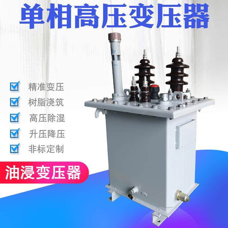 单相油浸式变压器13.8KV变220V10KV变0.23KV户外高压变压器