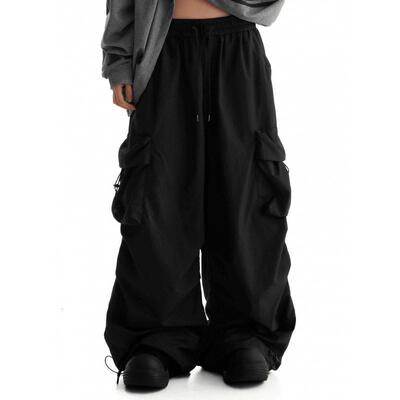 K 34711 High Street Parachute Pants 街宽松工装裤跨境外