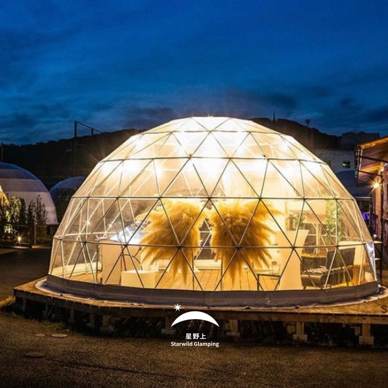 星野透明网红卡球XYS-0014形帐篷酒店厂家餐饮星研学上展览打空房
