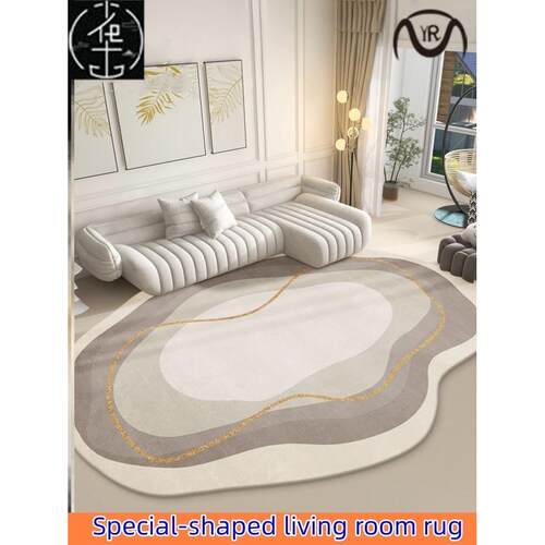 Living room rug shaped sofa bedroom floor mat carpet 地毯