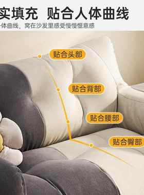 布所有人艺沙客发厅米小户2025新款出租房双人三人榻榻休息区懒型