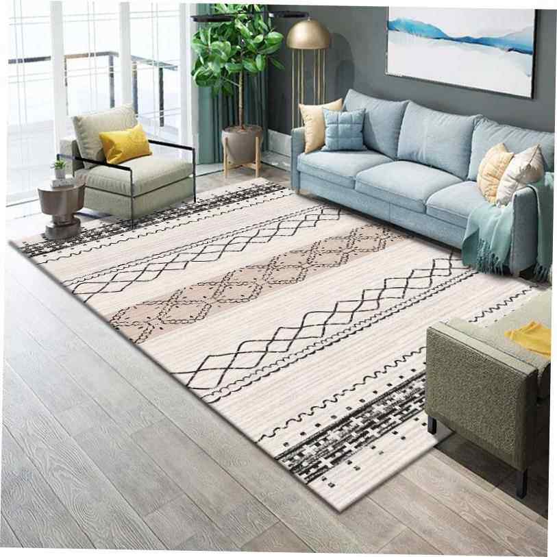 carpet Moroccan Style Geometry Living Room Sofa coffee tabl图片