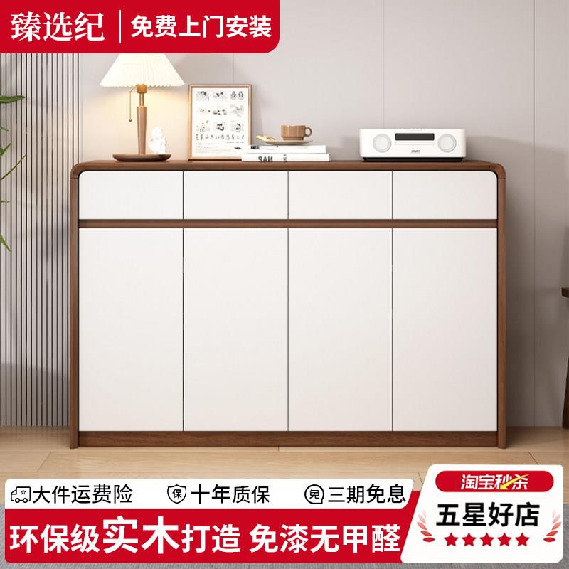 鞋柜家用门口收纳柜一体靠墙新款收纳柜玄关柜落地式客厅鞋架柜子