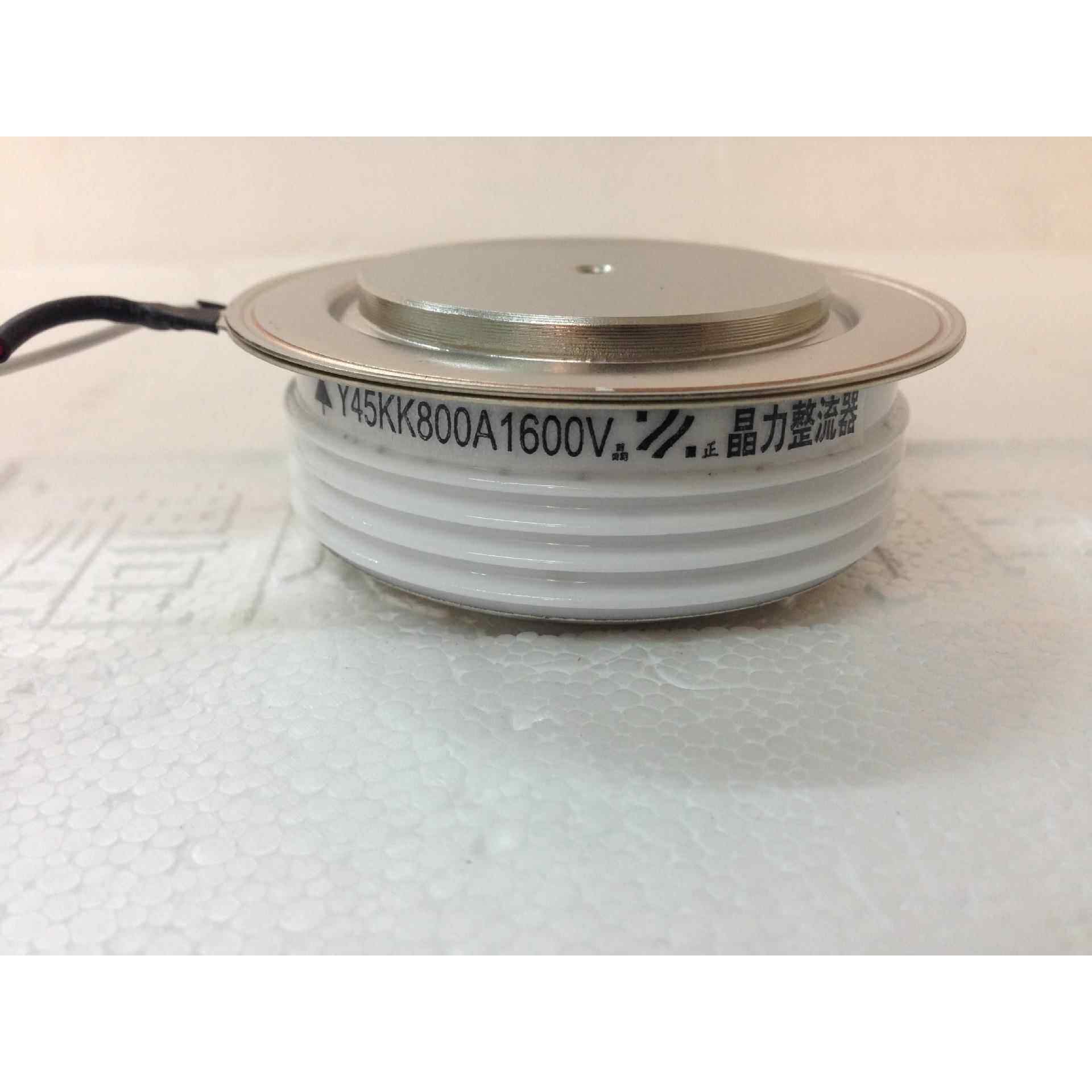 高频快速可控硅800A1600V晶闸管平板式凸型Y45KKE800A1600V
