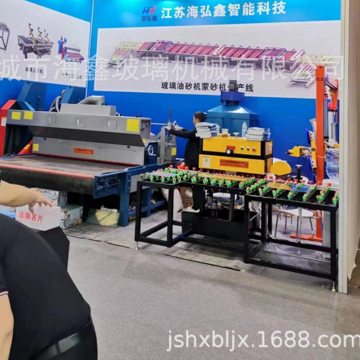 玻璃倒棱机快速磨边机海弘鑫玻璃除膜机