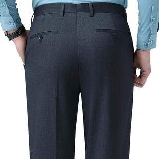 子垂896宽松免西裤 高档感绵羊毛西男品牌直筒厚款 烫秋冬 裤 正装