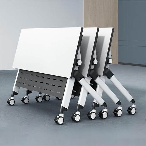 折叠培训桌会议桌椅组合辅导班课桌椅会议长条桌可拼接桌办公桌子