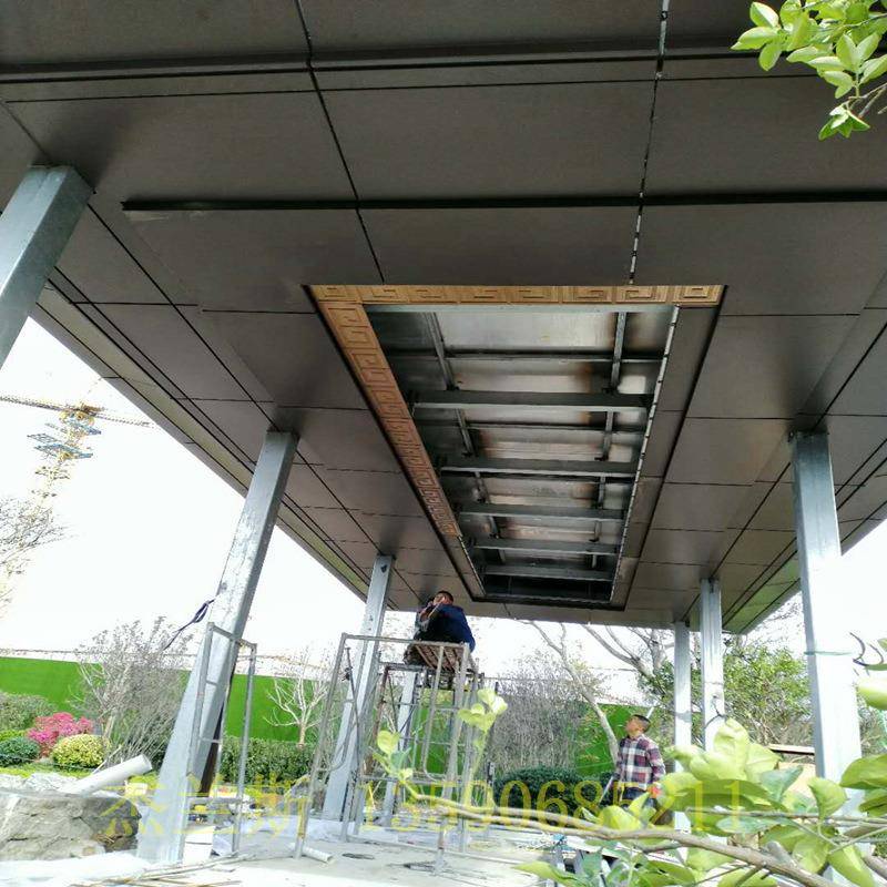 杰兰斯装饰铝花格防957盗网外墙铝城单板长板生产厂