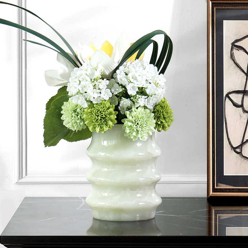现代民宿软装布置大理石小花瓶装饰插花桌面摆台布置石材花器摆件,家居饰品,花瓶,淘宝优惠券,粉丝福利购,淘宝优惠卷