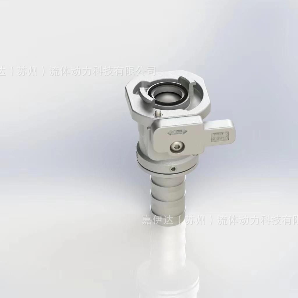 KRES的F9快换接头互锁式球液阀 流体连接器F 冷快换接产品