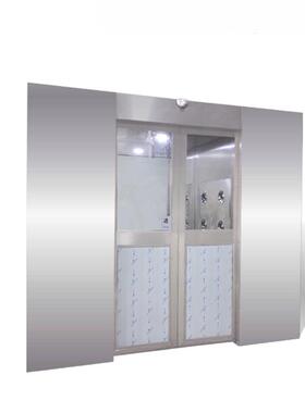 平移门货淋室锈钢风淋通道红20200909外淋线应不空气吹感室洁净车