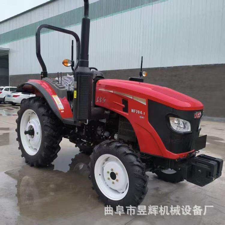 东方红704农用拖拉机四驱大桥12+12梭式换挡微耕机水旱两用拖拉机
